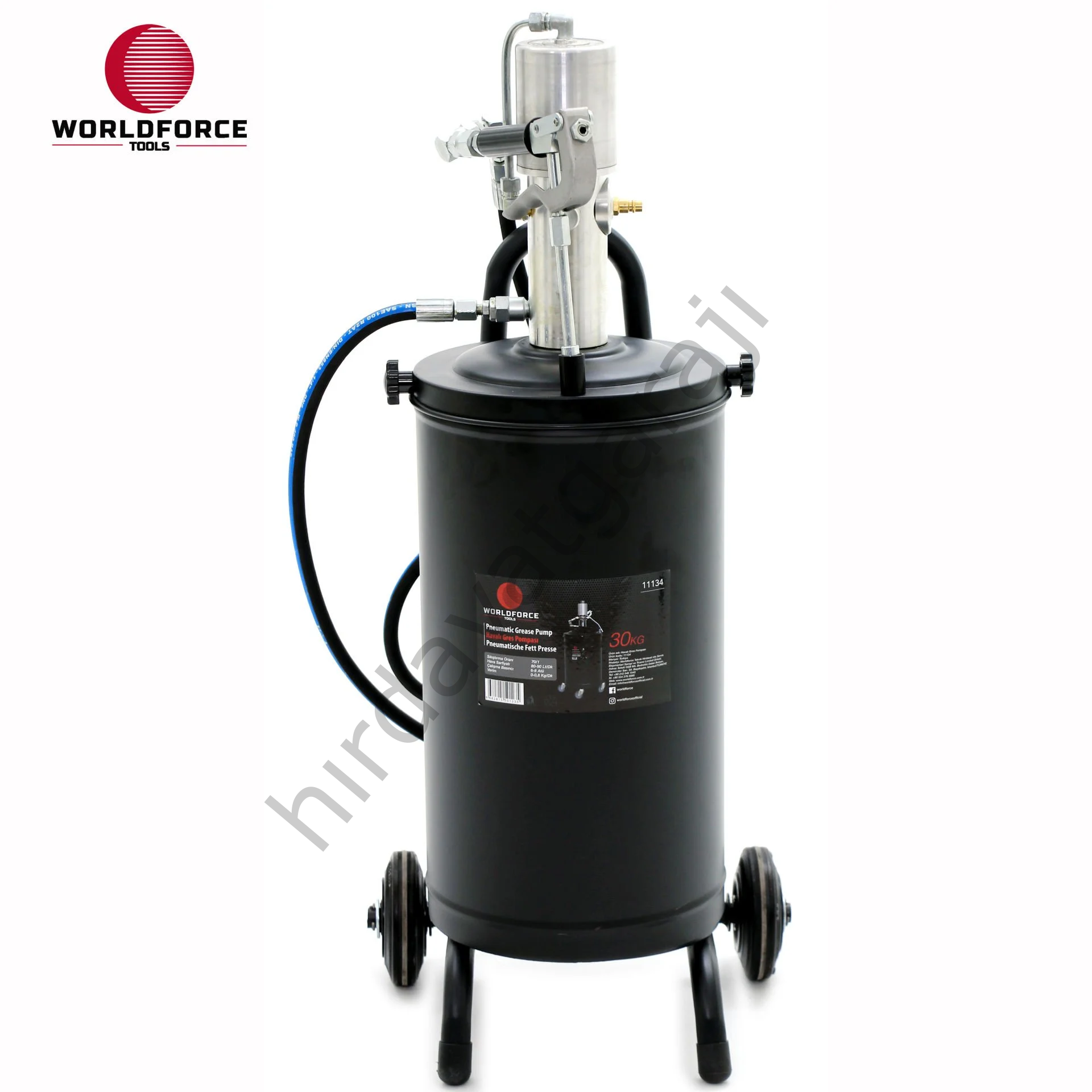 Worldforce Havalı Gres Pompası 30 Kg